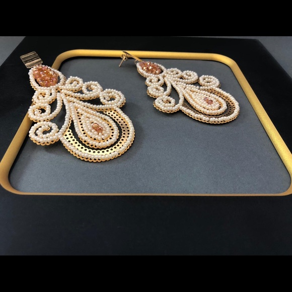 Brand new, hand made earrings, unique design. - Picture 3 of 3